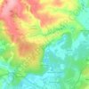 Дачное сельское поселение topographic map, elevation, terrain