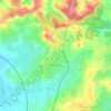 Magny-Cours topographic map, elevation, terrain