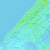 The Hague topographic map, elevation, terrain