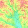 Macon topographic map, elevation, terrain