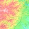 Hays County topographic map, elevation, terrain