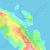Brbinj topographic map, elevation, terrain