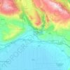 Celano topographic map, elevation, terrain