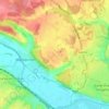 Mapledurham topographic map, elevation, terrain