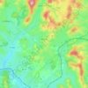 Millay topographic map, elevation, terrain