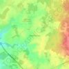 Batilly-en-Puisaye topographic map, elevation, terrain