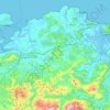 Trasmiera topographic map, elevation, terrain