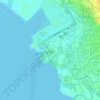 Santa Clara topographic map, elevation, terrain