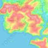 Wembury topographic map, elevation, terrain