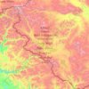 Altai Tavan Bogd National Park topographic map, elevation, terrain