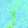 March topographic map, elevation, terrain