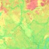 gmina Drawno topographic map, elevation, terrain