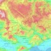 Nestos topographic map, elevation, terrain