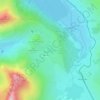 Llyn y Dywarchen topographic map, elevation, terrain