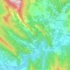 Aubres topographic map, elevation, terrain