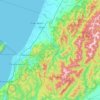 Kāpiti Coast District topographic map, elevation, terrain