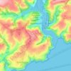 Dartmouth topographic map, elevation, terrain