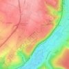 Eslettes topographic map, elevation, terrain