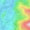 Saint-Pastous topographic map, elevation, terrain