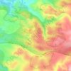 Elkana topographic map, elevation, terrain