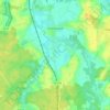 Frontenard topographic map, elevation, terrain