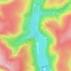 Derwent Reservoir topographic map, elevation, terrain