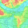 Reading topographic map, elevation, terrain