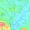 Hamsey topographic map, elevation, terrain