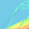Presque Isle State Park topographic map, elevation, terrain