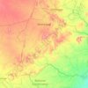 Mberengwa topographic map, elevation, terrain