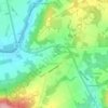 Hampton topographic map, elevation, terrain