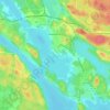 Kamennogorsk topographic map, elevation, terrain
