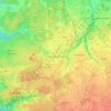 Hechtel-Eksel topographic map, elevation, terrain