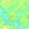 Coltishall topographic map, elevation, terrain