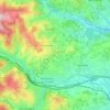 Vindry-sur-Turdine topographic map, elevation, terrain