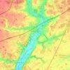 Neuillé-le-Lierre topographic map, elevation, terrain