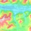 Rochebrune topographic map, elevation, terrain