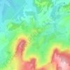 Grammont topographic map, elevation, terrain