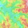 Chaumard topographic map, elevation, terrain