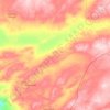 Orgon topographic map, elevation, terrain