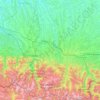 Hautes Pyrenees topographic map, elevation, terrain