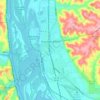 Prairie du Chien topographic map, elevation, terrain