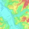 Imphy topographic map, elevation, terrain