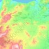 Cercle de Driouch دائرة الدريوش topographic map, elevation, terrain