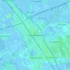 Heerenveen topographic map, elevation, terrain