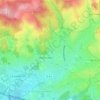 Les Accates topographic map, elevation, terrain