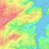 Plouër-sur-Rance topographic map, elevation, terrain