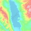 Tso Moriri topographic map, elevation, terrain