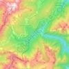 Gosaldo topographic map, elevation, terrain