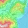 Solto Collina topographic map, elevation, terrain